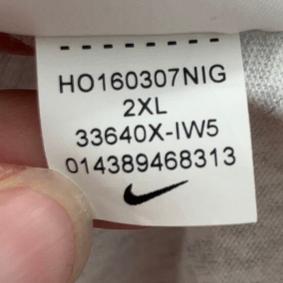 Nike Black Gray Gold Glitter University Of Iowa Hawkeye Raglan Baseball T Shirt - Picture 6 of 9